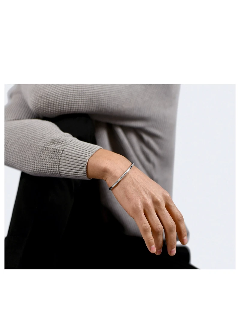 15g Polished Sterling Silver Bangle Bracelet