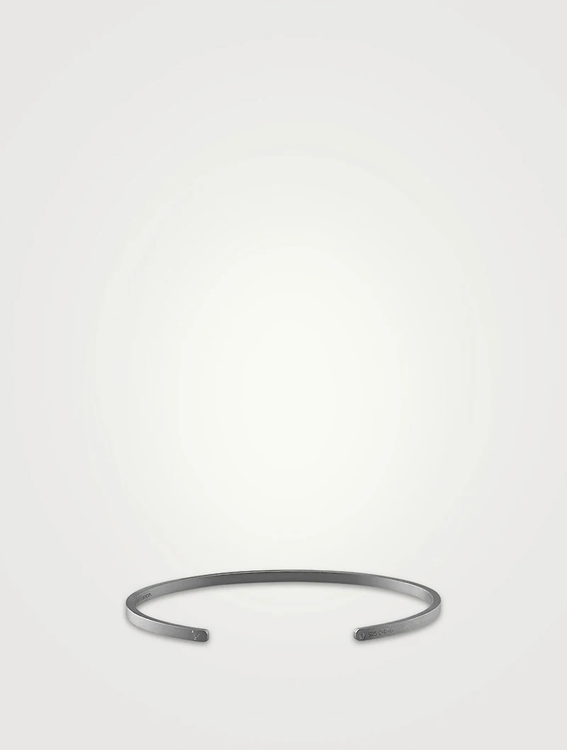 7g Brushed Sterling Silver Ribbon Bracelet