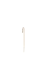 Thread 18K Rose Gold Ear Pin With Diamonds
