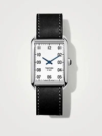 No. 001 Large Polished Stainless Steel Watch Case, 30mm x 44mm