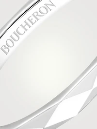 Small Facette Platinum Wedding Band