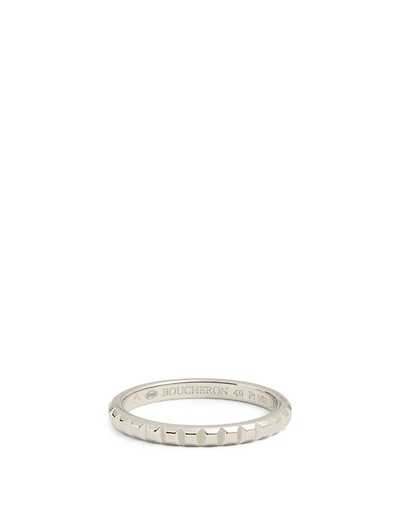 Mini Clou De Paris Platinum Wedding Band