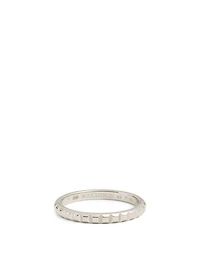 Mini Clou De Paris Platinum Wedding Band