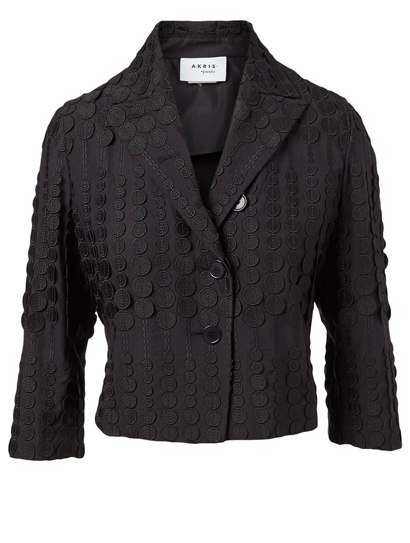 Jacket With Dot Embroidery