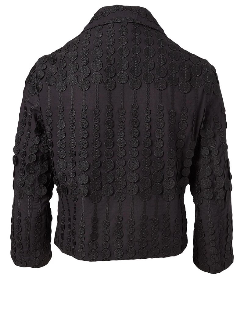 Jacket With Dot Embroidery