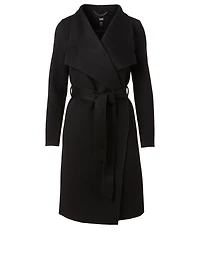 Meghan Wool Wrap Coat