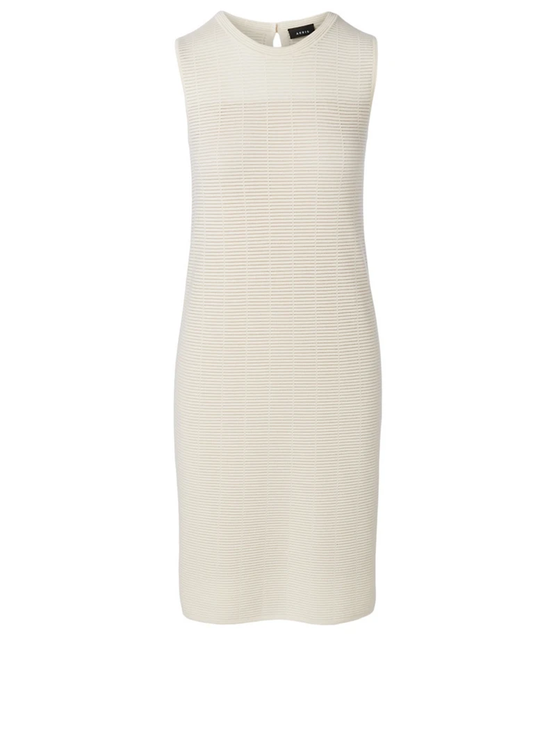 Wool And Silk Sleeveless Dress
