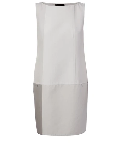 Cotton And Silk Shift Dress
