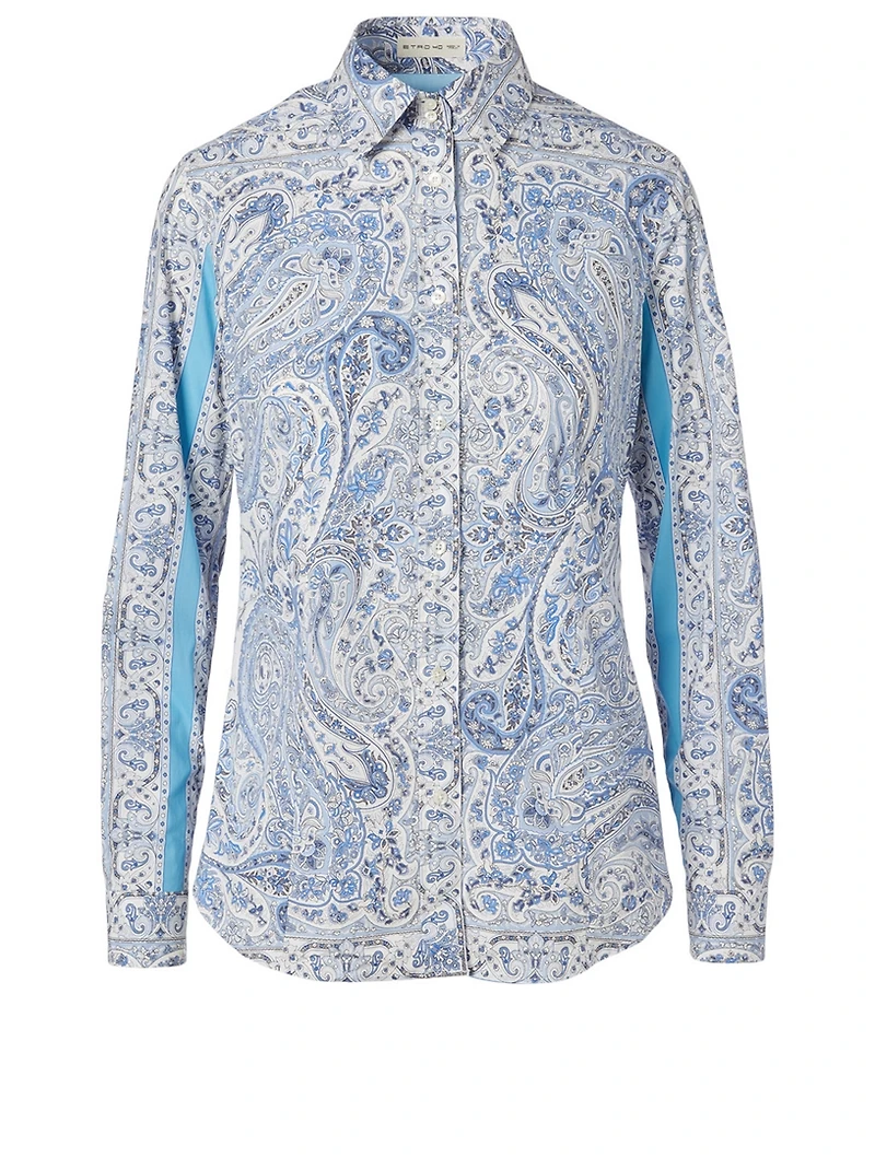 Cotton Shirt Paisley Print