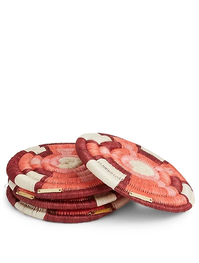 Iraca Palm Coasters