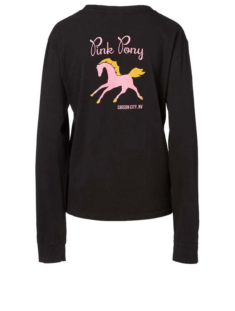 Pink Pony Long-Sleeve T-Shirt