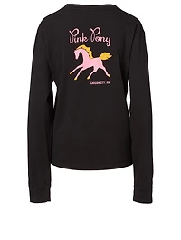 Pink Pony Long-Sleeve T-Shirt