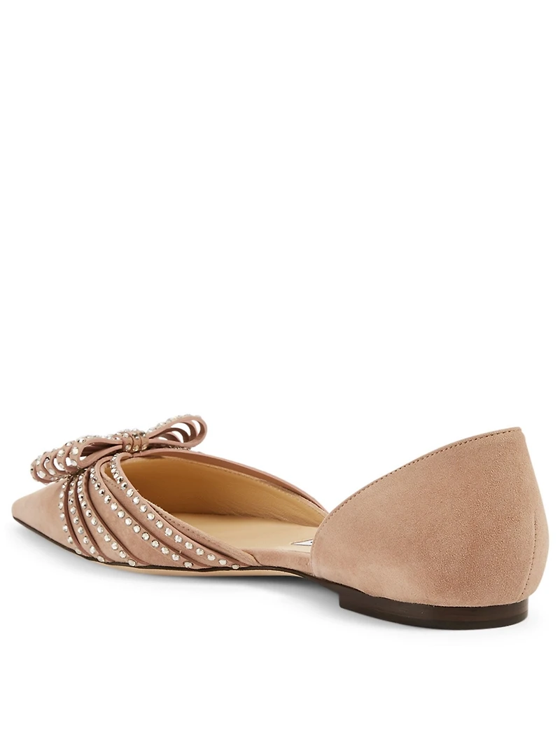 Kaitence Suede D'Orsay Flats