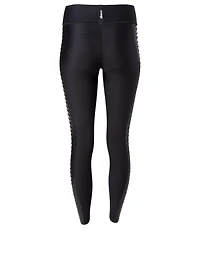 Ultra High-Waisted Leggings With Croc-Embossed Stripe