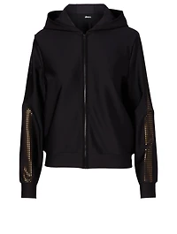 Eclipse Hoodie With Mini Star Stripes