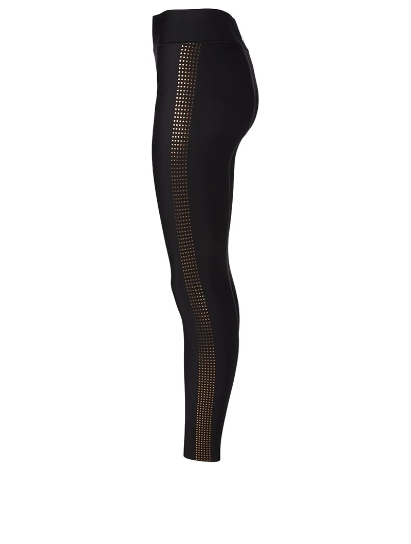 Ultra High-Waisted Leggings With Mini Star Stripes