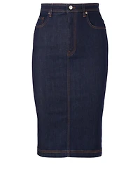 Denim Pencil Skirt