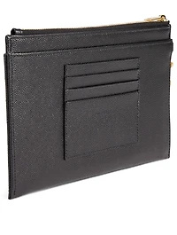 YSL Monogram Leather Clutch Bag