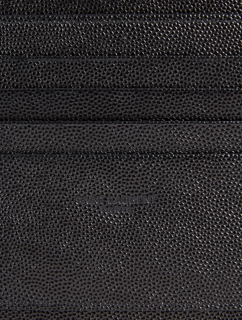 YSL Monogram Leather Clutch Bag