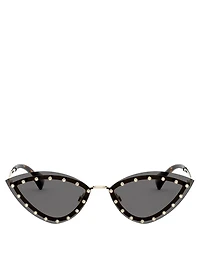 Cat Eye Sunglasses With Crystals