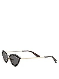 Cat Eye Sunglasses With Crystals