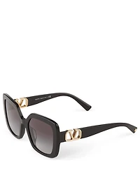 Square VLOGO Sunglasses
