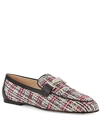 Tweed Loafers