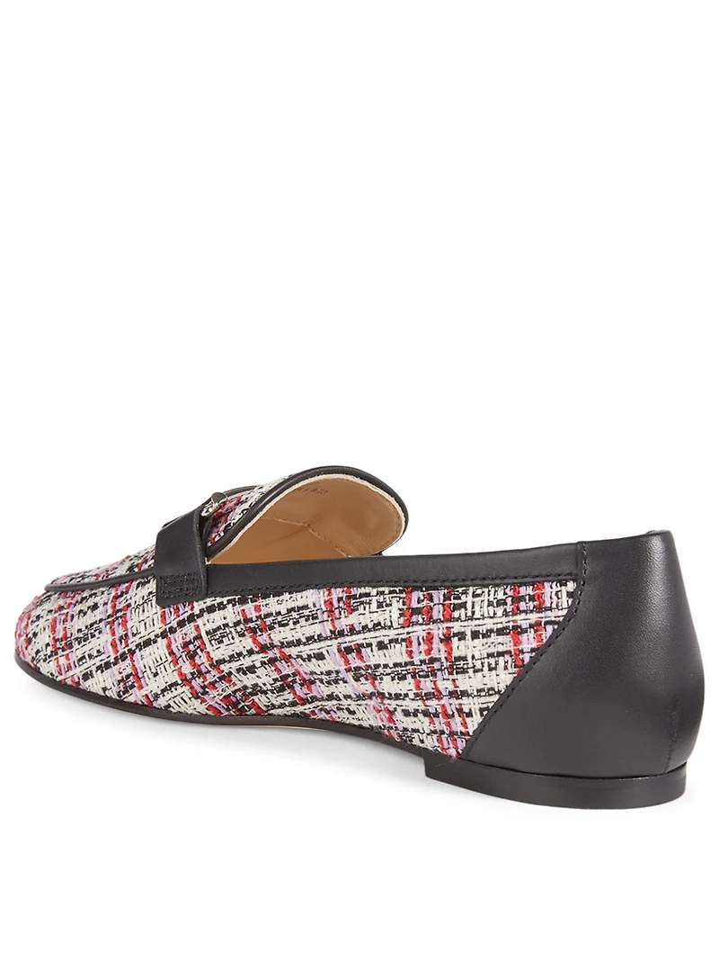 Tweed Loafers
