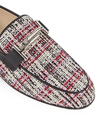 Tweed Loafers