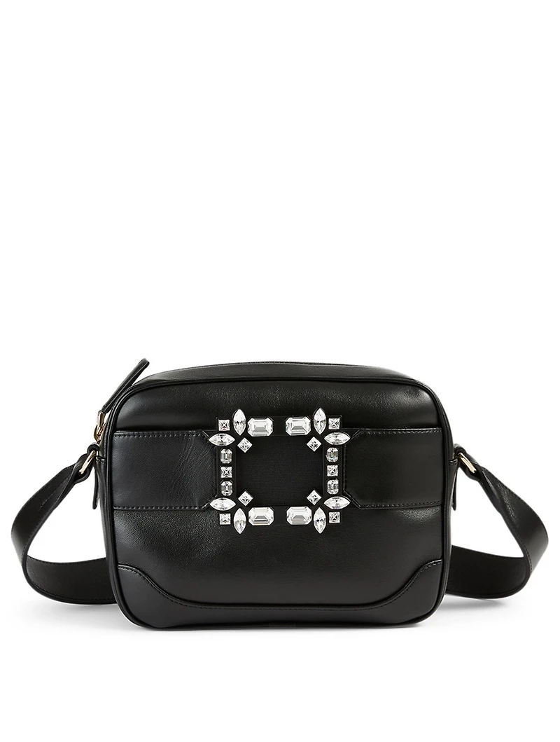 Viv' Run Strass Leather Camera Bag