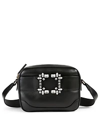 Viv' Run Strass Leather Camera Bag