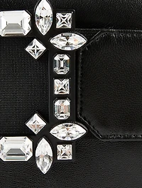Viv' Run Strass Leather Camera Bag