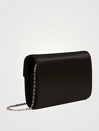 Mini RV Bouquet Strass Satin Envelope Clutch Bag