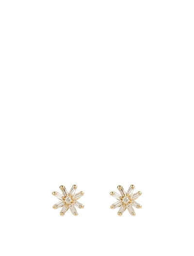 Small Fireworks 18K Gold Stud Earrings With Diamonds