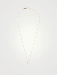 Small Fireworks 18K Gold Starburst Pendant Necklace With Diamonds