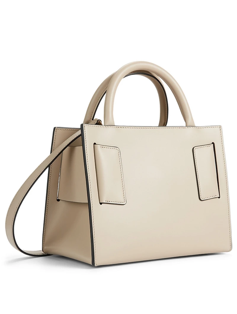 Bobby 23 Leather Top Handle Bag