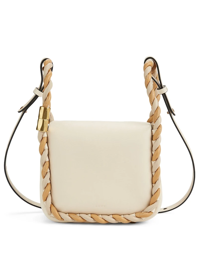 Wonton 20 Twist Handle Leather Bag