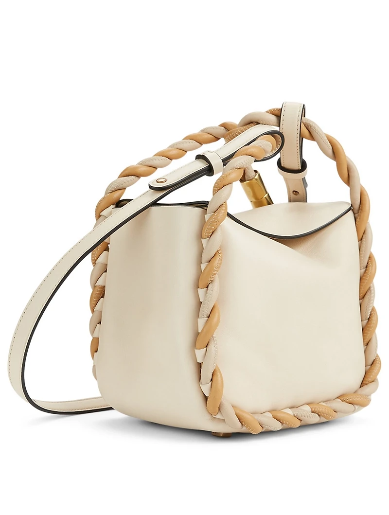 Wonton 20 Twist Handle Leather Bag