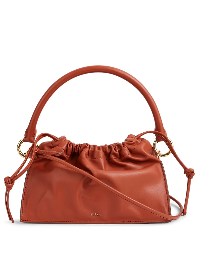 Bom Leather Top Handle Bag