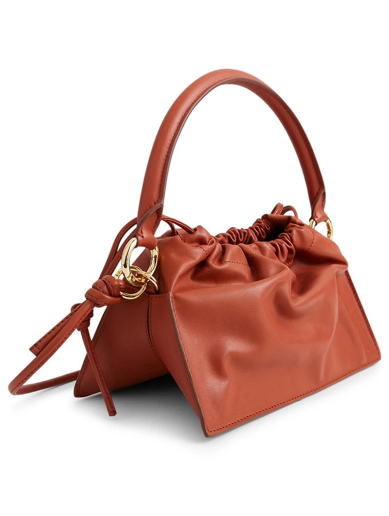 Bom Leather Top Handle Bag