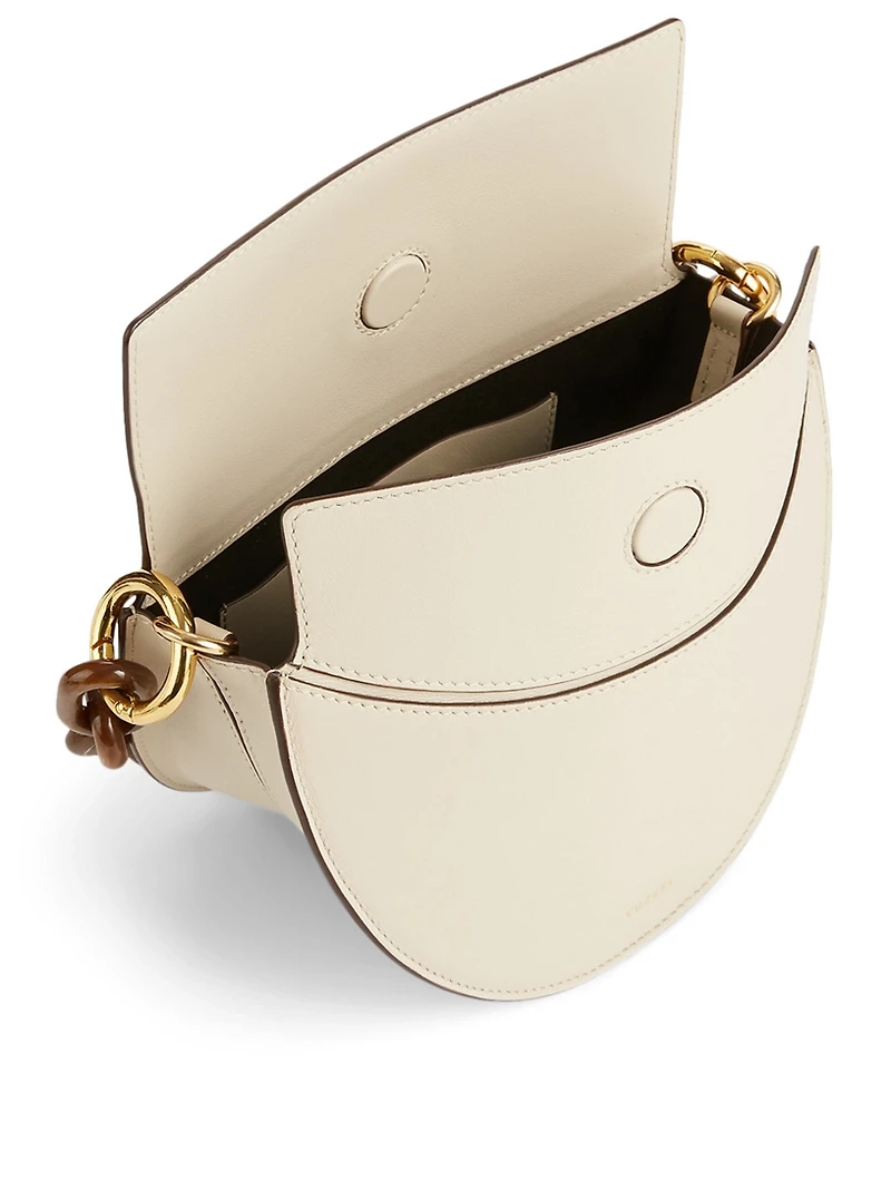 Doris Leather Crossbody Bag