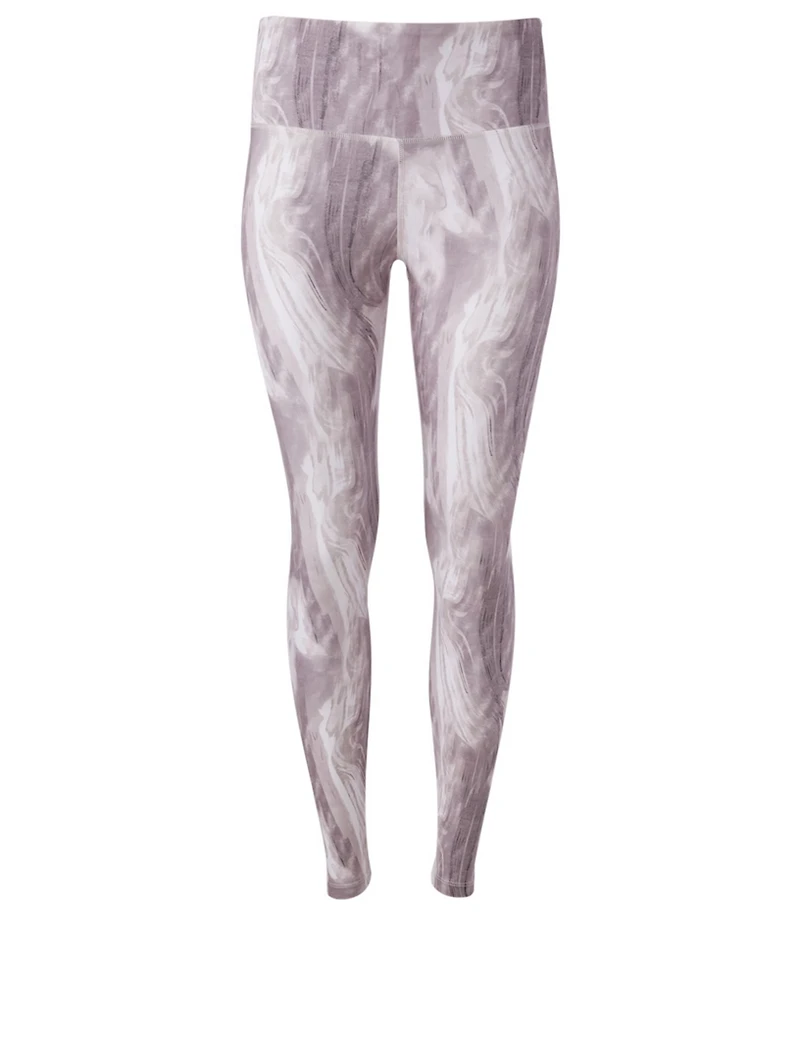 Century Mid-Rise Leggings Canvas Marble Print