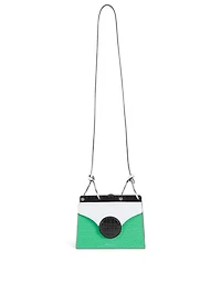 Mini Phoebe Croc-Embossed Leather Crossbody Bag