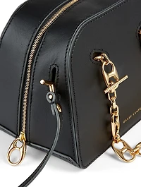 Mini Bowling Leather Bag