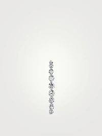 18K Gold Floating Diamond Lobe Cuff Earring