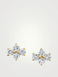 18K Gold Vivi Diamond Stud Earrings