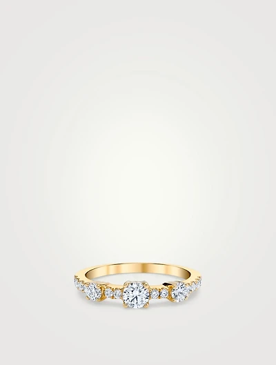 Collins 18K Gold Diamond Ring