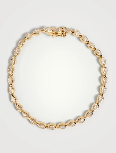 18K Gold Diamond Tennis Bracelet