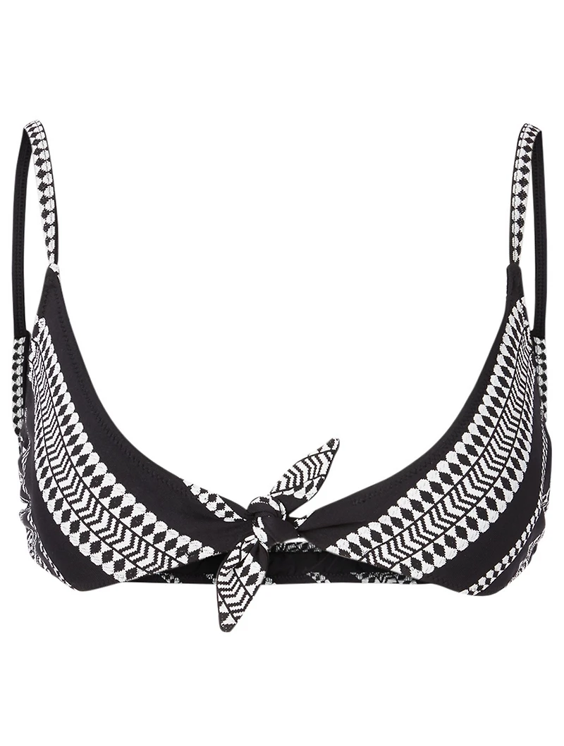 Luchia Front Tie Bikini Top