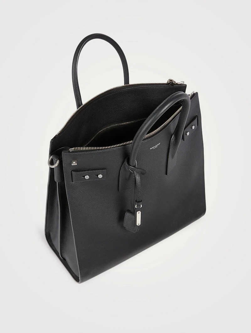 Sac De Jour Leather Tote Bag